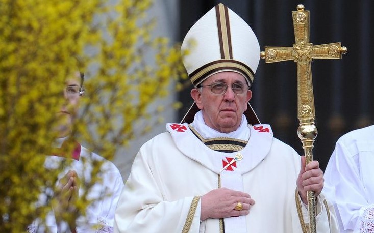 Pope calls for peace in Syria, Ukraine and in the Holy Land
