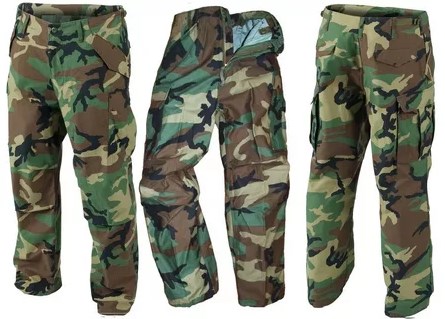 male military camouflage pants