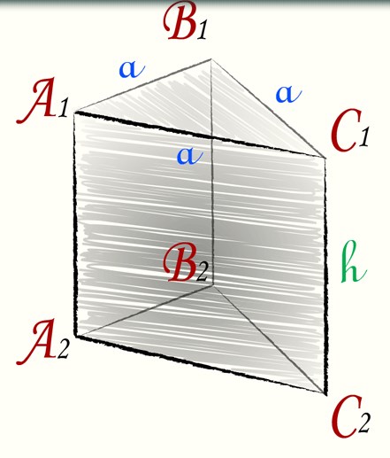 трикутна призма формули