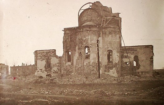 Пятницкая церковь. Фото времен Второй Мировой войны