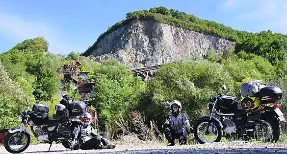 a trip to Europe on a motorcycle