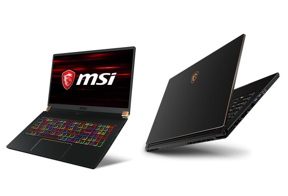 GS65 Stealth и GS75 Stealth - компания MSI представила тонкие ноутбуки с GeForce RTX