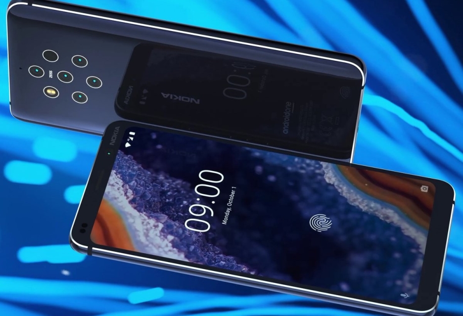 Nokia 9 PureView получит встроенный сканер отпечатков пальцев в экране