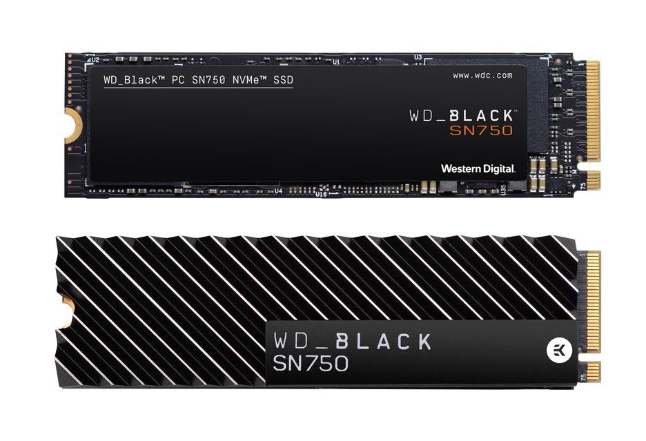 WD Black SN750 - мощные SSD для требовательных пользователей