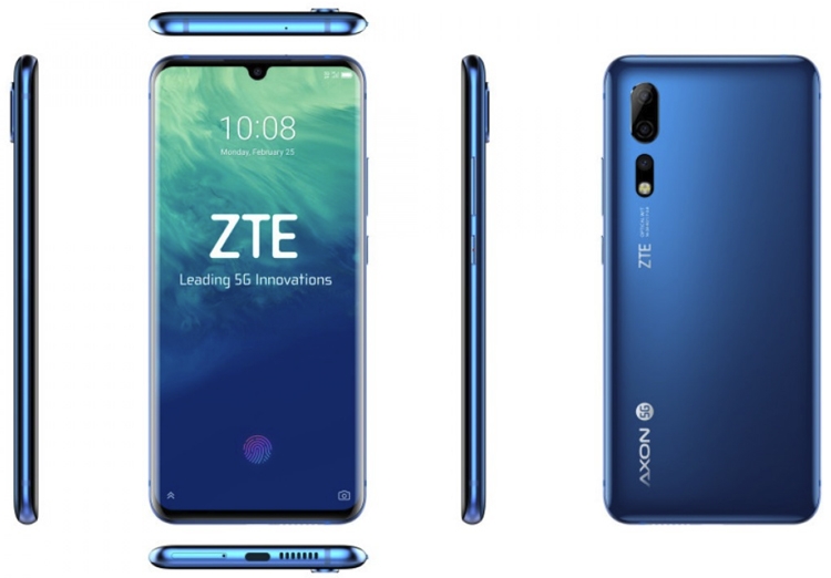 MWC 2019: смартфон ZTE Axon 10 Pro 5G для сетей пятого поколения
