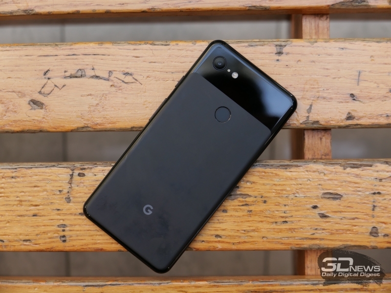 Overview Google Pixel smartphone 3 XL: running in place