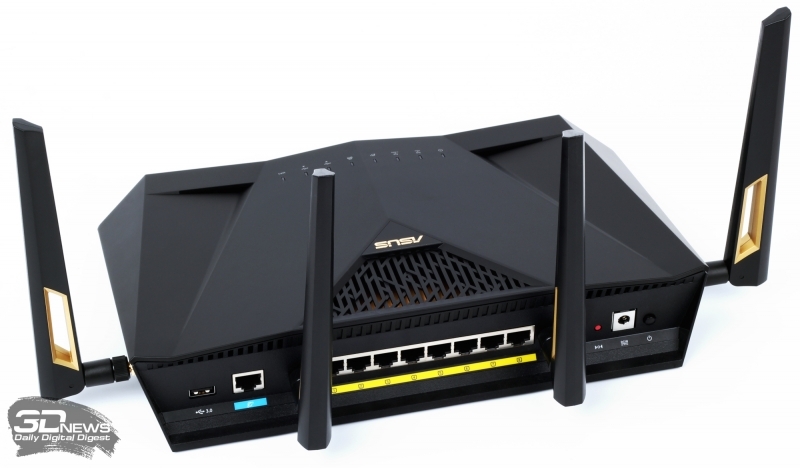 Overview of the Router ASUS RT-AX88U: first router with Wi-Fi 6