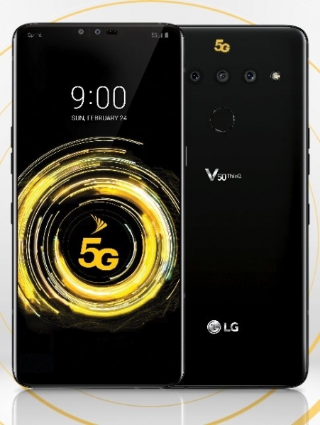 Smartphone LG V50 ThinQ 5G will make its debut at the MWC exhibition 2019
