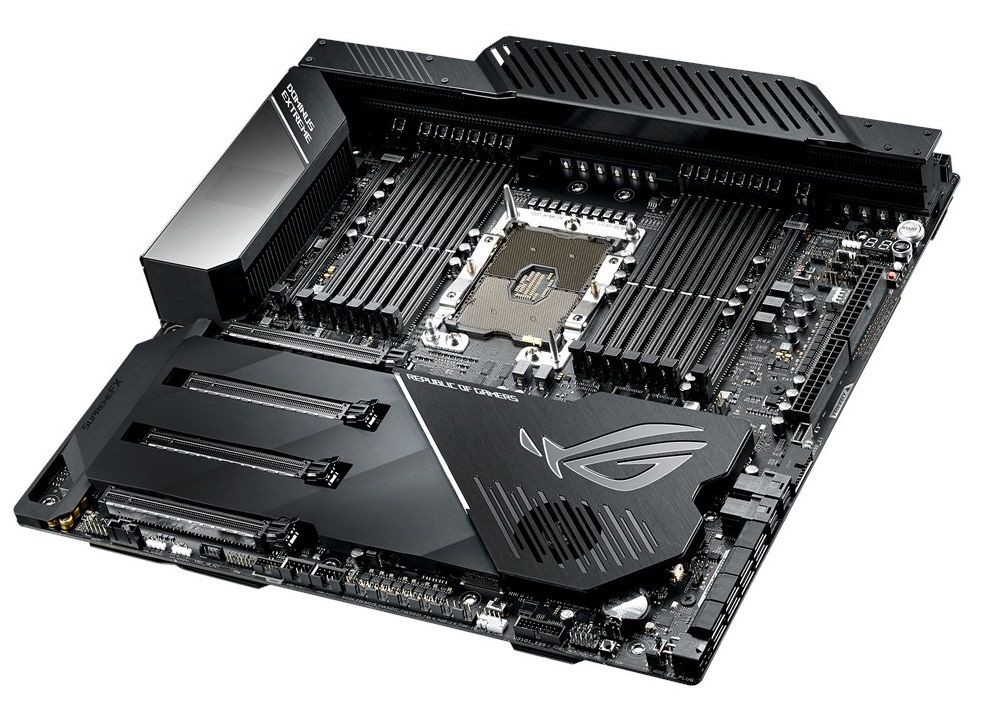 Formally represented powerful motherboard ASUS ROG Dominus Extreme under Xeon In-3175X