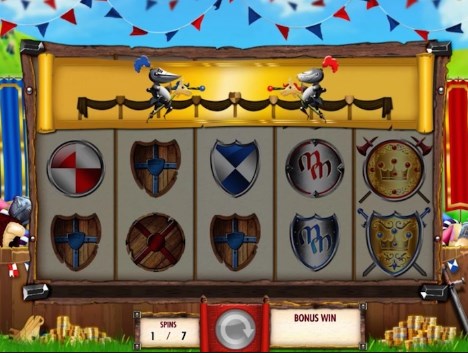 Creative bonus game on Medieval Money slot machine 