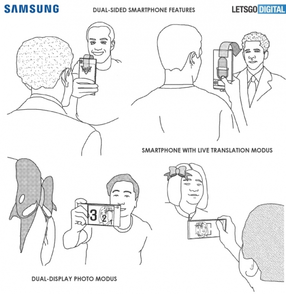Samsung запатентувала смартфон з «багатоплощинних дисплеєм»