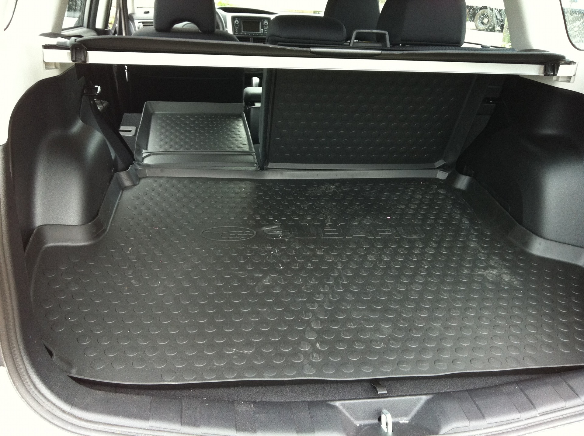 rubber mat for the luggage compartment