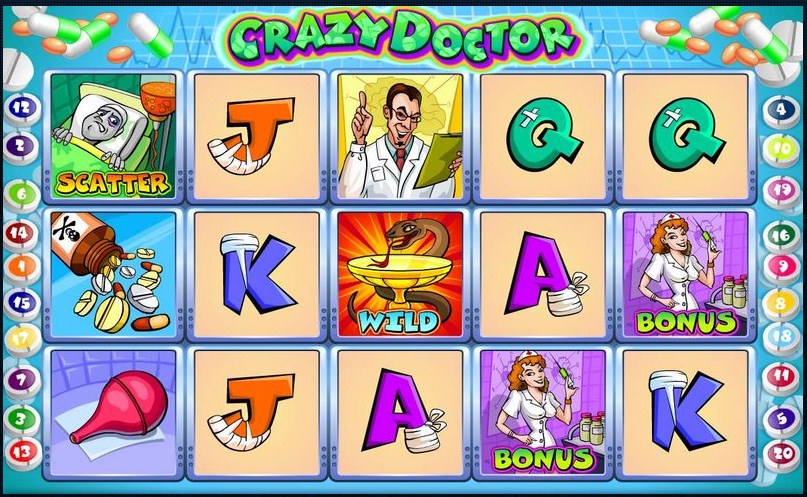 автомат crazy doctor играть онлайн бесплатно