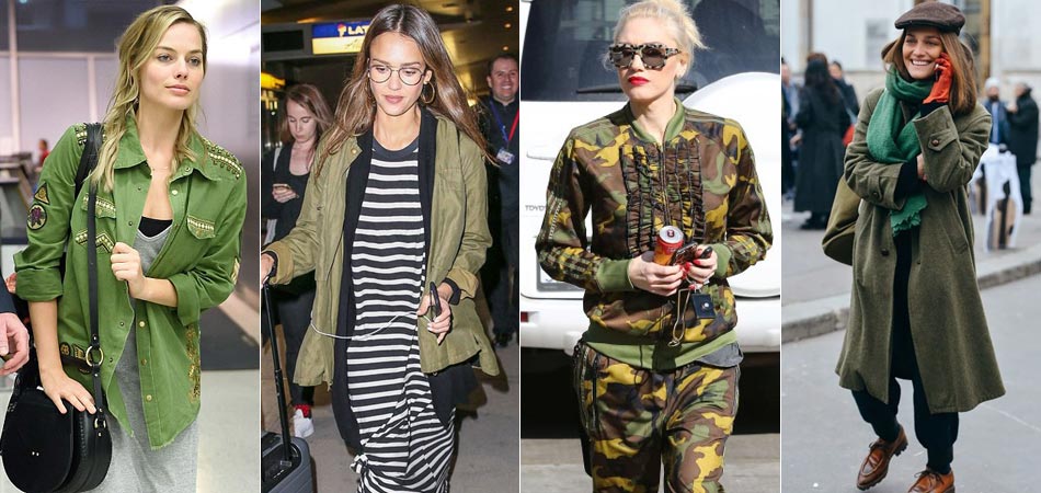 Military style in women's clothing