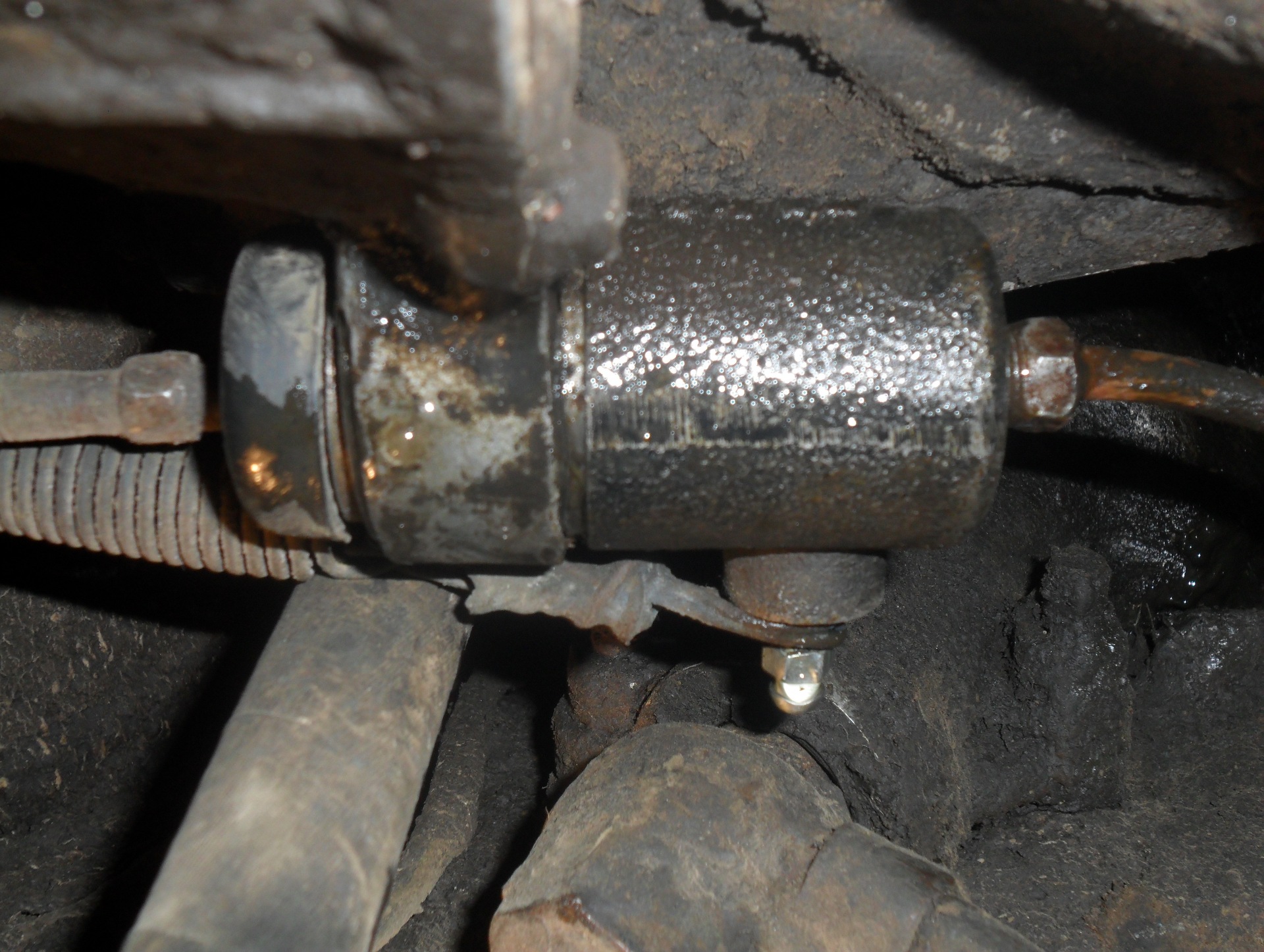 Faults in the clutch master cylinder