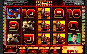 Железный человек - игровое поле автомата онлайн. Фото