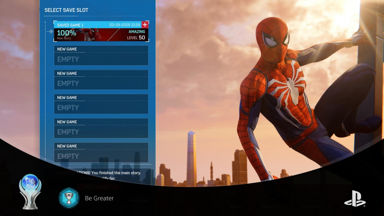 В ремастере Spider-Man для PS5 появилась возможность перенести сохранения и достижения с PS4