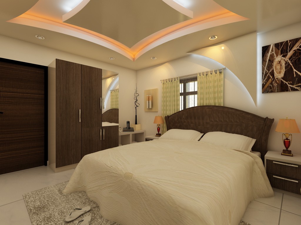 На зображенні показана фотореалістична 3D візуалізація спальні, що дозволяє Замовнику побачити кінцевий результат ремонту і вносити коригування
