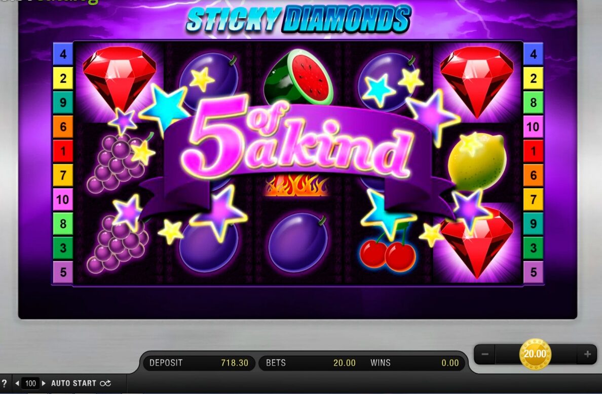 Обзор онлайн-слота Sticky Diamonds от украинских онлайн-казино