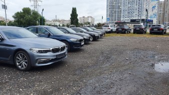 parking lot in Kyiv