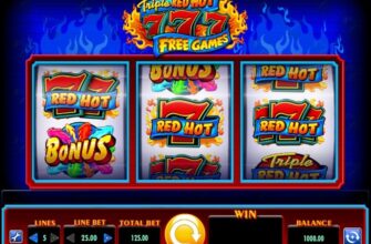 Triple Red Hot 777 Free Play in Demo Mode