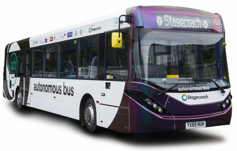 Первый в мире автобусный маршрут с полноразмерными беспилотными автобусами был запущен в Великобритании