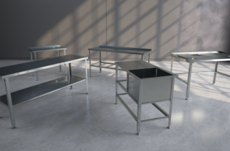 Stainless steel tables