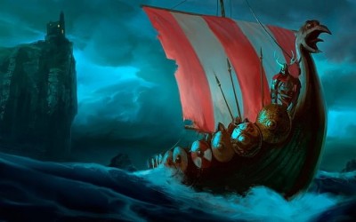 викинги в море